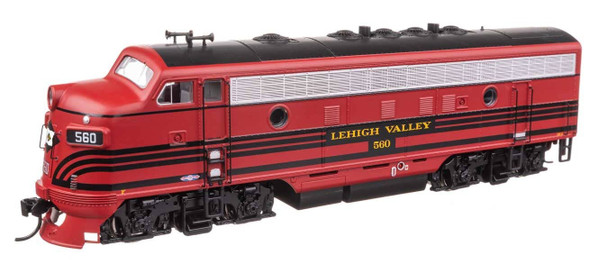 Walthers EMD F7 A Locomotive - Standard DC - Lehigh Valley #560 HO Scale