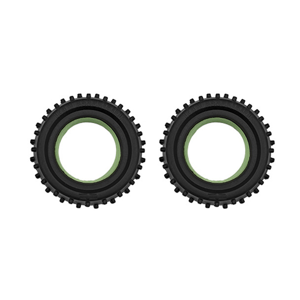 Associated 6822 Rear Tires, 2.0" for RC10 Team Car Gold Edition
