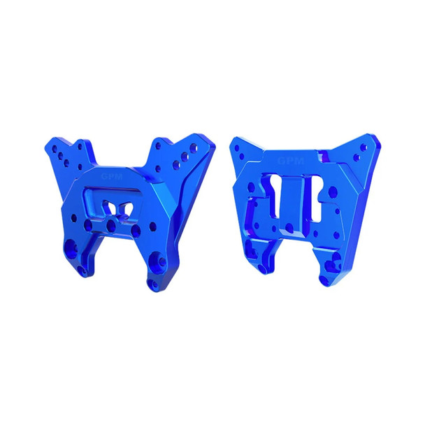 GPM Aluminum 7075-T6 Alloy Front & Rear Shock Tower Brace Blue for 1/8 KRATON 6S