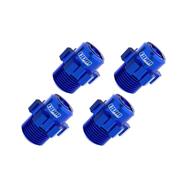 GPM Aluminum 7075 Alloy 17mm Wheel Hubs Blue for Traxxas 1:8 JATO 4X4 VXL