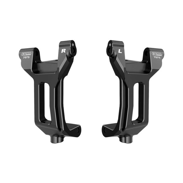 GPM Aluminum 7075 Alloy Front Caster Blocks Black for Traxxas Pro Scale Sand Car