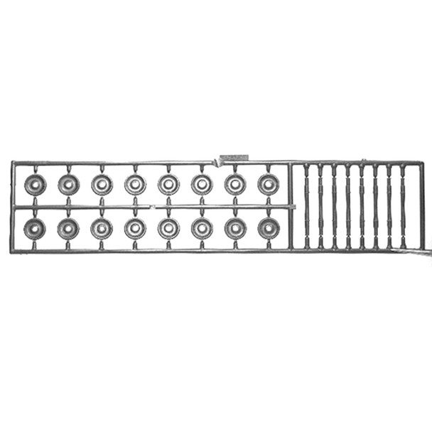 Tichy Train Group 3004 Wheelsets 33" Scenic/Nonworking Plastic - 8 Sets HO Scale