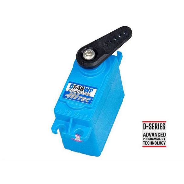 Hitec D646WP IP67 Waterproof H25T Horn Gear Wide Voltage Servo 36646