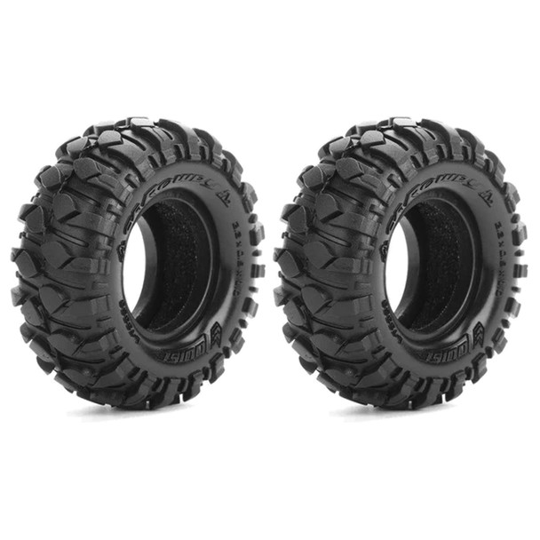 Louise R/C - CR-Rowdy Front/Rear 1/18, 1/24 1.0" Crawler Tires Super Soft (2)