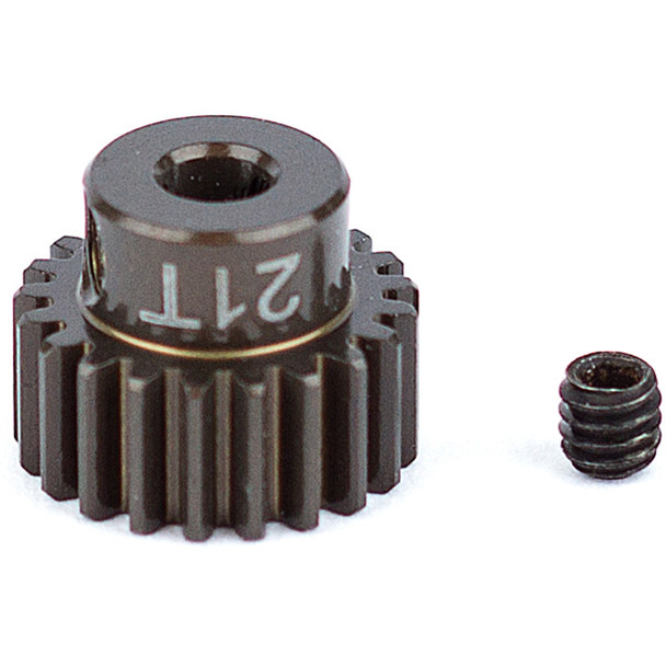 Associated Aluminum Pinion Gear, 21T 48P, 1/8 shaft