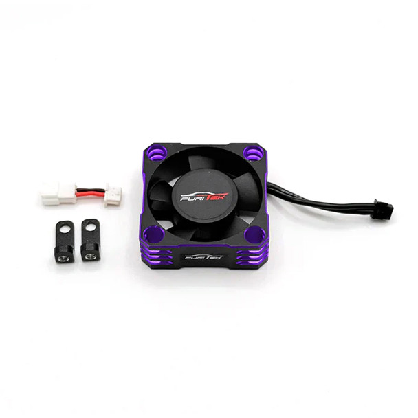 Furitek AeroSpin 30K Aluminum Fan Kit for SlideTech ESC – Black Purple Edition