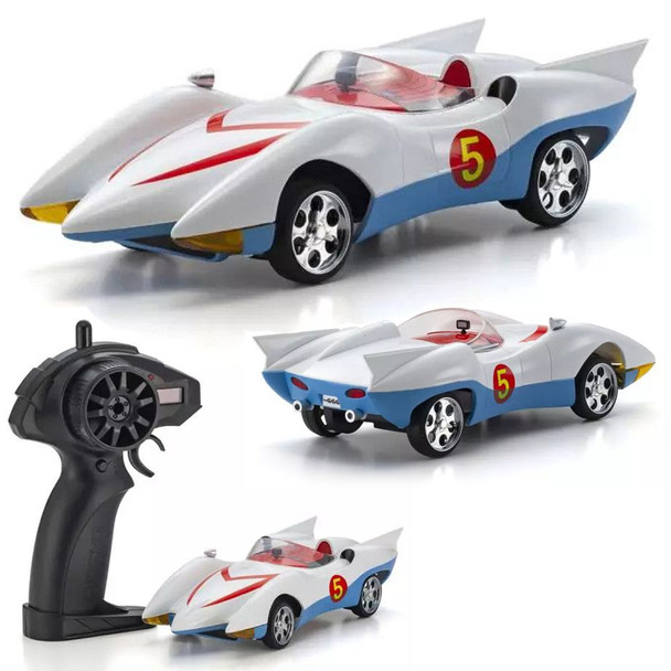 Kyosho 66616A 1/28 First MINI-Z RTR w/Light - Speed Racer White / Blue / Red Kyosho 66616A 1/28 First MINI-Z RTR w/Light - Speed Racer White / Blue / Red