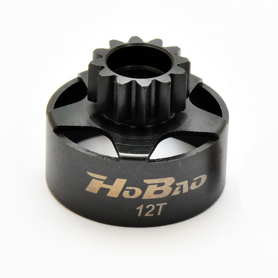 HoBao 88255 CNC Clutch Bell 12T w/5x10mm Bearing : Hyper VS Nitro Buggy