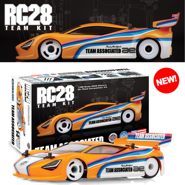 Associated 20165 RC28 Team Kit 1:28 Scale 2WD Electric On-Road Competition Kit