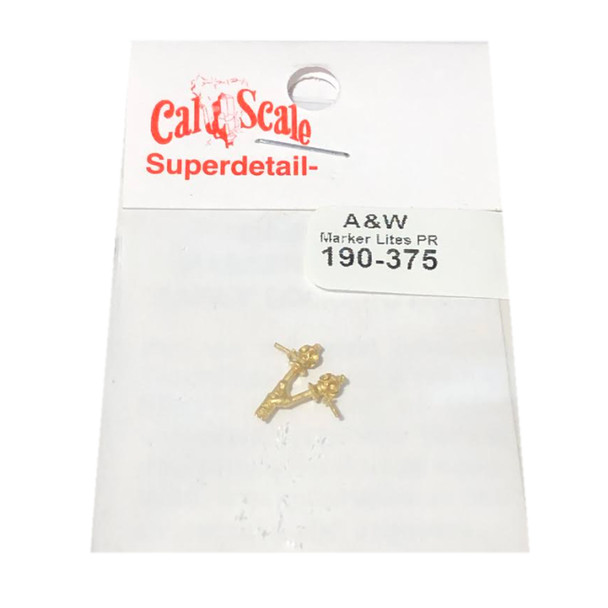 Cal Scale 190-375 Marker Lights Old-Time A&W Style - 1 Pair HO Scale