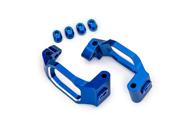 Traxxas 10232-BLUE Aluminum Left & Right Caster Blocks Blue for Maxx Slash / Maxx