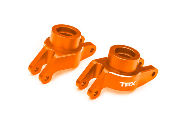 Traxxas 10252-ORNG Aluminum Stub Axle Carriers Orange for Maxx Slash / Maxx