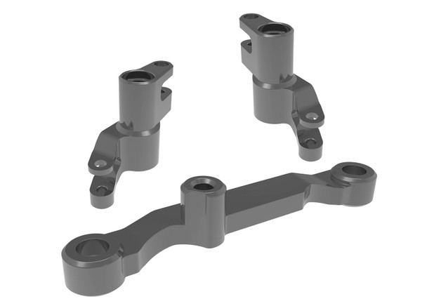 Traxxas 10743-GRAY Aluminum Steering Bellcrank Gray for Mini Maxx