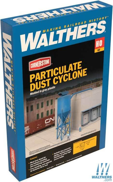 Walthers 933-4087 Particulate Dust Cyclone - Modern Industrial Park Kit : HO Scale