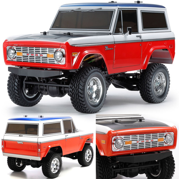 Tamiya 58736-60A 1/10 RC 4WD Off-Road Ford Baja Bronco CC-02 Chassis Truck Kit