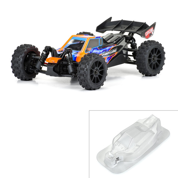 Pro-Line PRO367100 Axis Light Weight Clear Body for 1/14 Typhon GROM