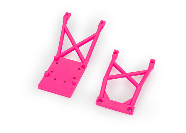 Traxxas 3623-PINK Front & Rear Pink Skid Plates