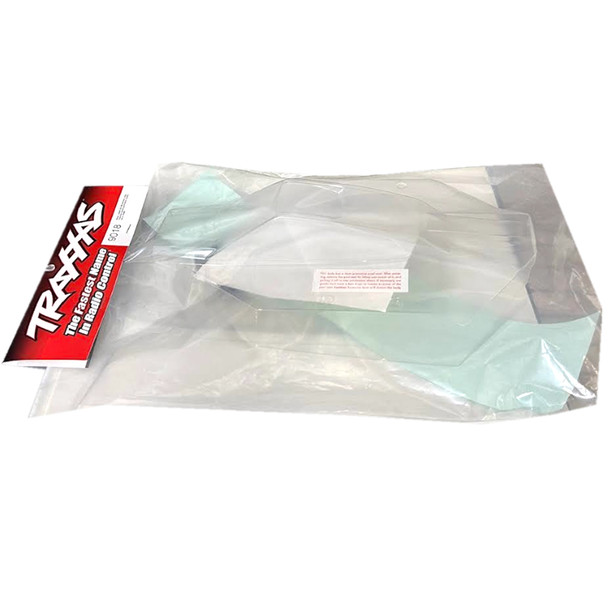 Traxxas 9018 Jato 4X4 Brushless & VXL Clear Body w/ Window Masks / Decal Sheet