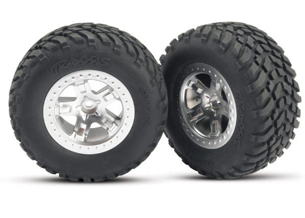 Traxxas 5873 Tires/Wheels Assmbld Re Slash (2)