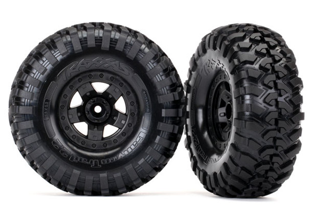 Traxxas 8181 Tires & Wheels Assembled Glued/Canyon Trail 2.2 Tires (2): TRX-4