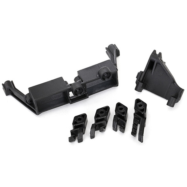 Traxxas 8240X Servo Mount / T-Lock / Wire Clips : TRX-4 / TRX-6