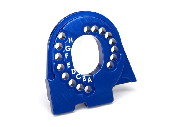 Traxxas 8290X Aluminum Motor Mount Plate 6061-T6 Blue : TRX-4