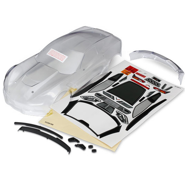 Traxxas 8386 Chevrolet Corvette Z06 Clear Body Requires Painting : 4-Tec 2.0 / Ford GT