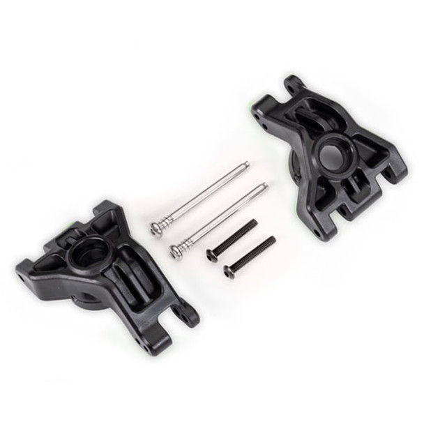 Traxxas 9050 Heavy Duty L/R Rear Sub Axle Carriers Black : 4x4 Hoss / Rustler / Slash