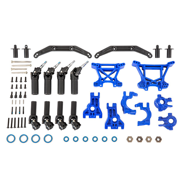Traxxas 9080X Extreme Heavy-Duty Outer Driveline & Suspension Upgrade Kit Blue