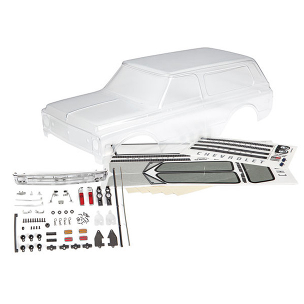 Traxxas 9112 1969 Chevrolet Blazer Clear Body - Requires Painting : TRX-4