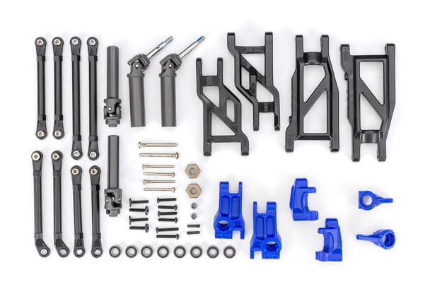 Traxxas 9180-BLUE Heavy Duty Suspension Upgrade Kit for 2WD Rustler/Stampede