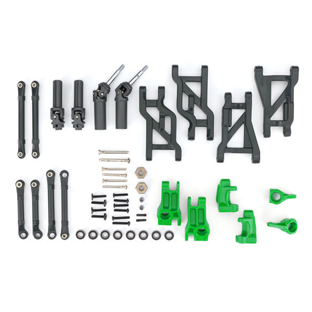 Traxxas 9182-GRN Heavy Duty Suspension Upgrade Kit Green for 2WD Bandit / Drag Slash