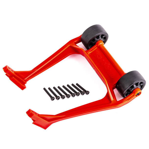 Traxxas 9576R Wheelie Bar Assembled Red : Sledge