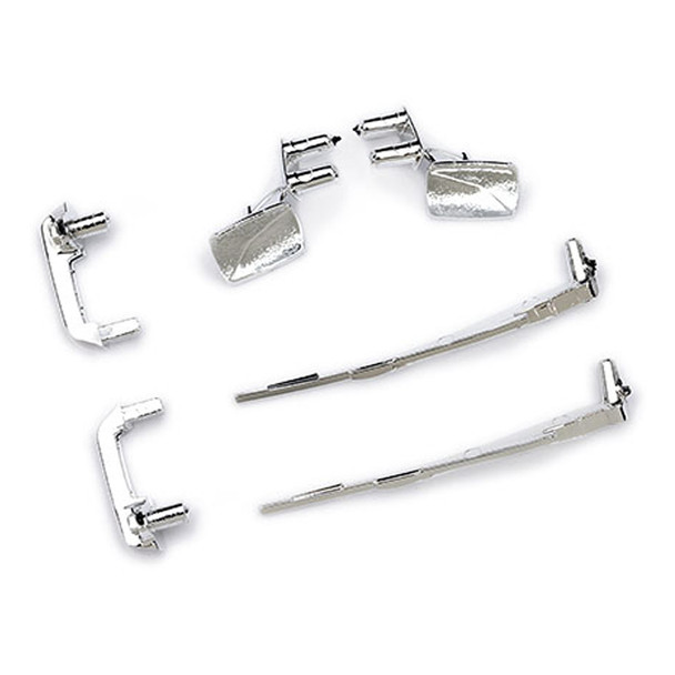 Traxxas 9817 Chrome Door Handles / Wipers & Side Mirrors for TRX-4MT / TRX-4M