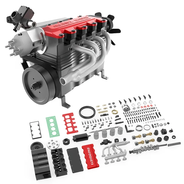 Toyan Motor FS-L400 BGC 14CC DIY 4 Stroke 4 Cylinder RC Gasoline Engine Kit