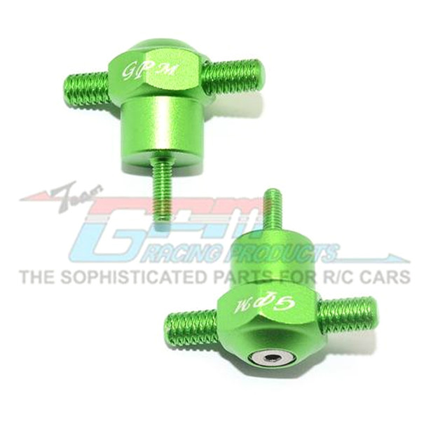 GPM Racing Aluminum Spare Tire Locking Green : Unlimited Desert Racer