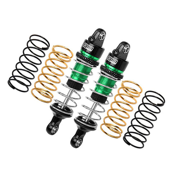 GPM Alum 7075 Alloy Front or Rear Adjustable Spring Shock 58mm Green for 1/18 Granite Grom GPM Alum 7075 Alloy Front or Rear Adjustable Spring Shock 58mm Green for 1/18 Granite Grom