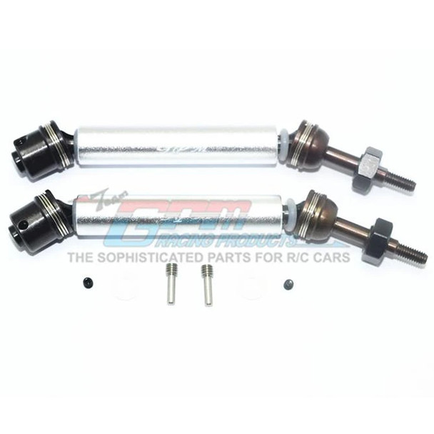 GPM Racing Harden Steel #45 Rear Axle Silver w/Alloy Body : Rustler 4x4 VXL