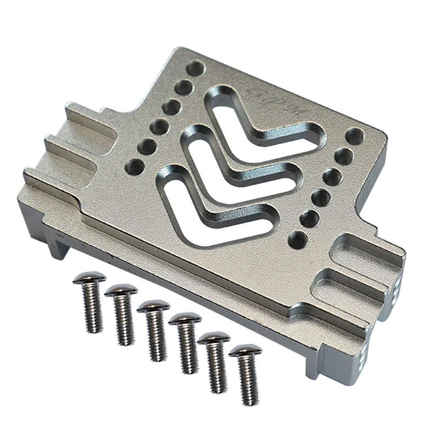 GPM Alum Rear Chassis Stabilizing Mount Silver for 1/14 Tamiya Truck Scania R620