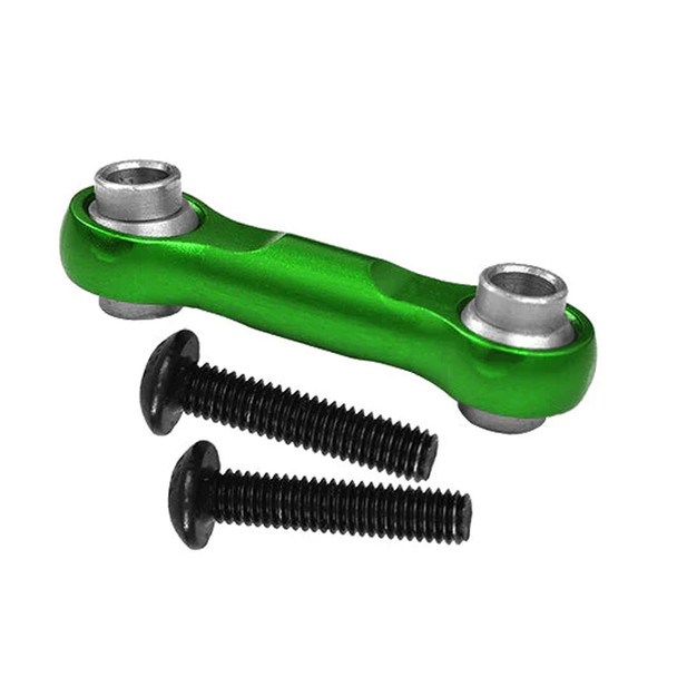 GPM Racing Aluminum 7075 Alloy Steering Drag Link Green for Losi 1/10 Baja Rey