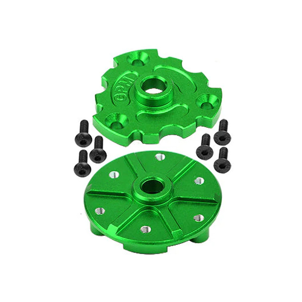 GPM Aluminum 7075 Alloy Transmission Cush Drive Housing Green for 1/10 E-Revo GPM Aluminum 7075 Alloy Transmission Cush Drive Housing Green for 1/10 E-Revo