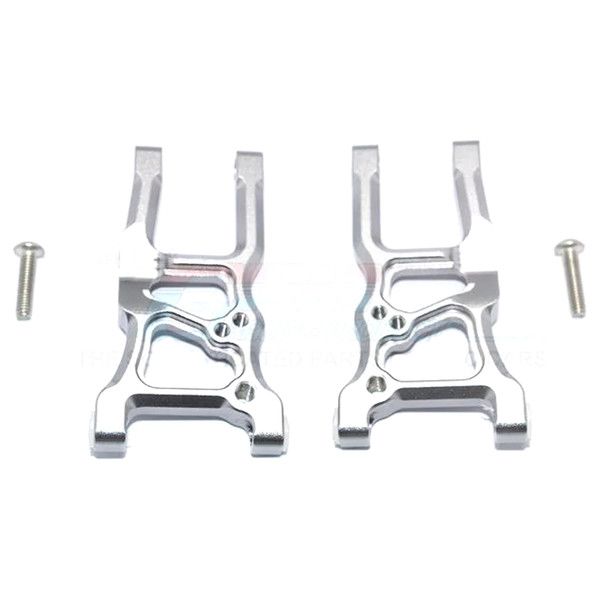 GPM Racing Aluminum Front Suspension Arms Grey for Traxxas Ford GT 4-Tec 2.0