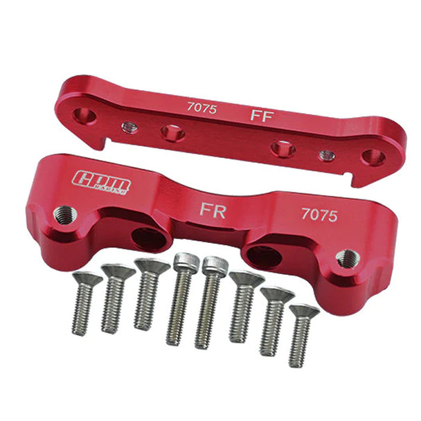 GPM Aluminum Front Lower Suspension Mount Red for Arrma 1:5 Kraton/Outcast