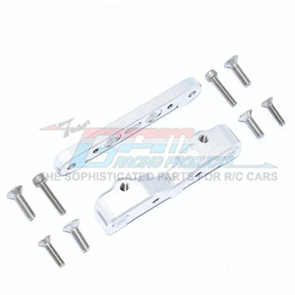 GPM Aluminum Rear Lower Suspension Mount Silver : 1/5 KRATON/OUTCAST 8S BLX