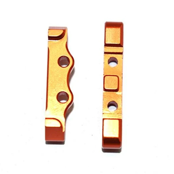 GPM Racing Aluminum Rear Lower Suspension Arm Mount Orange : Losi Mini-T 2.0