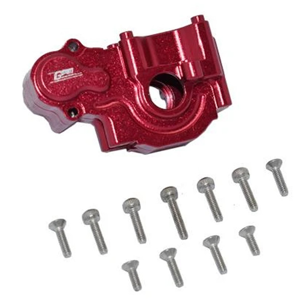 GPM Racing Aluminum Rear Gear Box Red : Losi 1/18 Mini-T 2.0