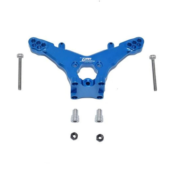 GPM Racing Aluminum Rear Damper Mount Blue : Losi 1/18 Mini-T 2.0
