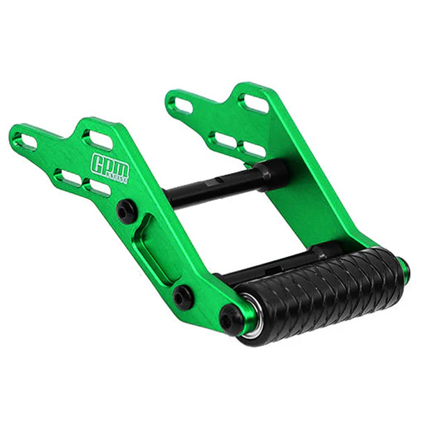 GPM Aluminum 7075 Alloy Rear Adjustable Wheelie Bar Green for Losi 1/18 Mini LMT