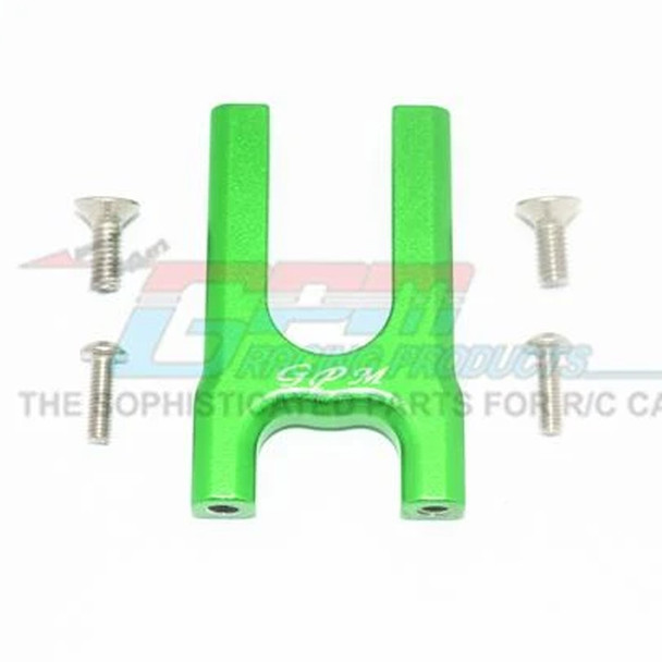 GPM Alum Center Diff Mount Front Green : Kraton / Outcast / Notorious / Typhon / Talion