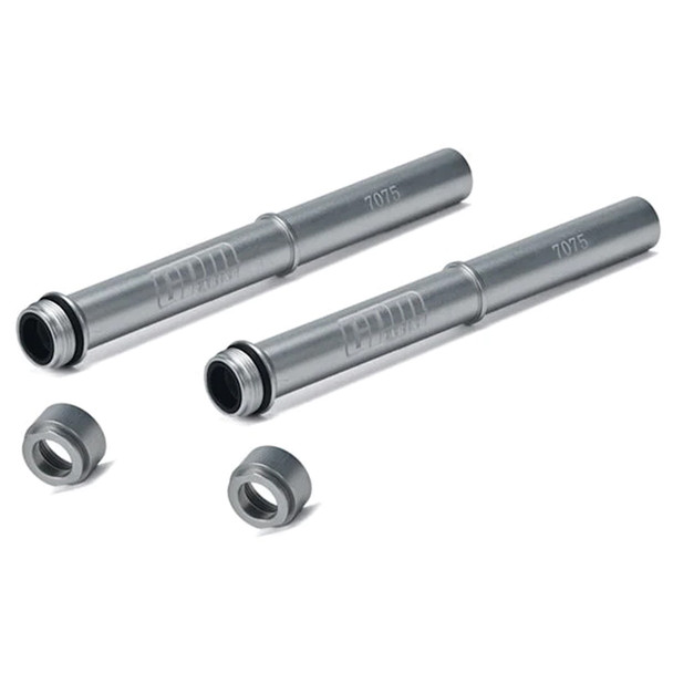 GPM Racing Aluminum 7075 Fork Tube Set Silver for Losi 1:4 Promoto-MX